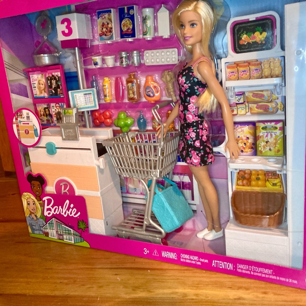 Mattel Barbie Supermarket Retail Set 🛒